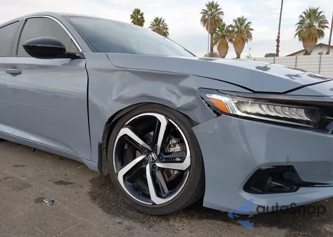 2021 Honda Accord Sport Special Edition из США, поврежденный, VIN 1HGCV1F47MA073589